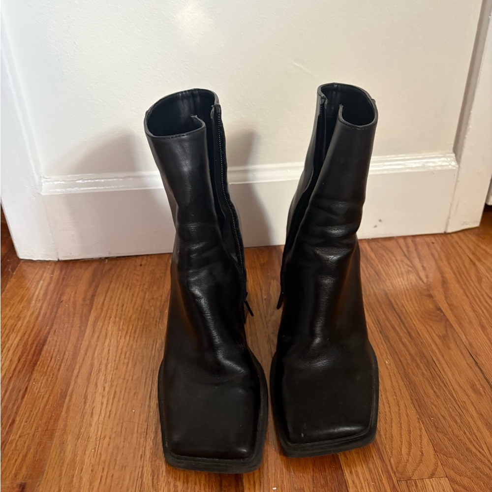 Sam Edelman Black Heeled Boots